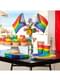 20 serviettes arc-en-ciel (33x33cm)