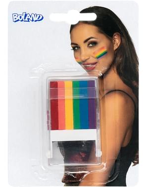6 u 1 Rainbow Flag Make-Up Stick