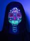 Maquillage squelette phosphorescent