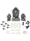 Begraafplaats skelet decoratie kit