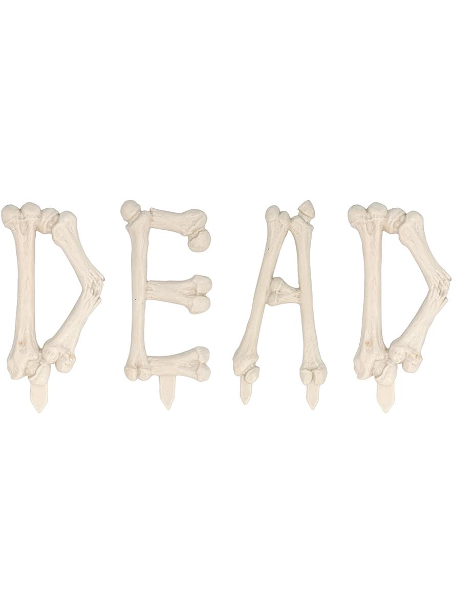 Kapinių dekoracijos rinkinys, skeletas
