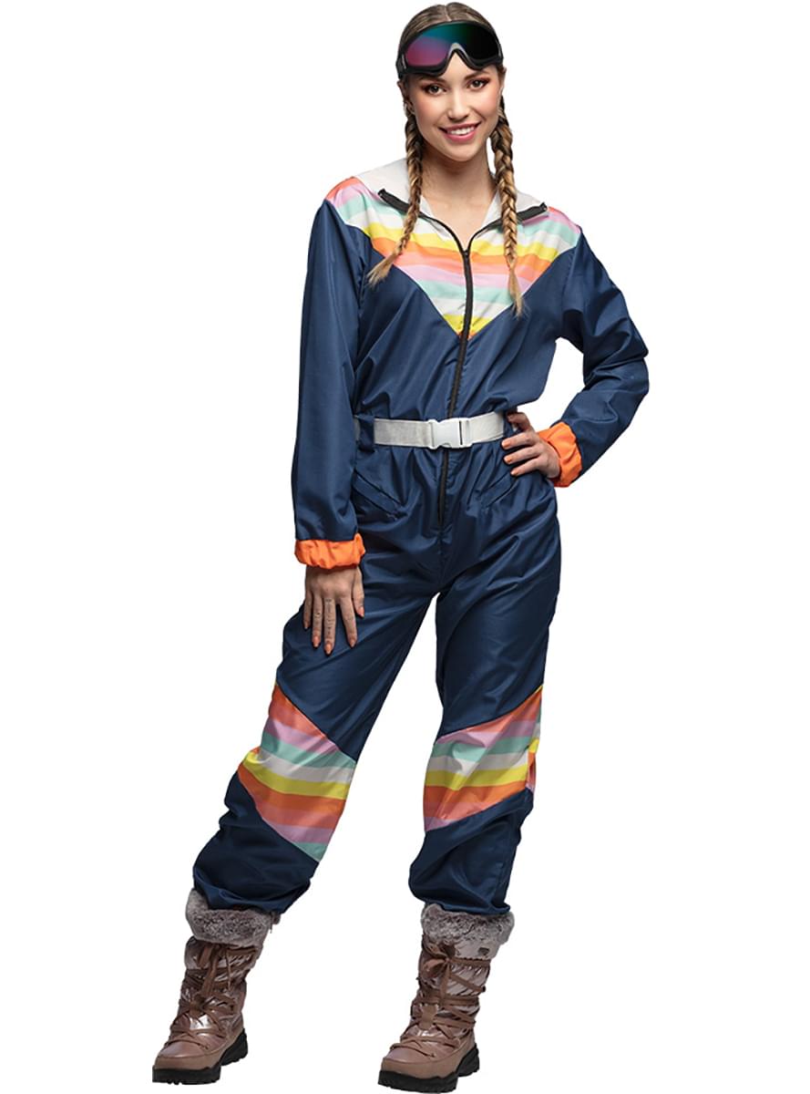 Maskeraddräkt skidåkare 80-tal klassisk för henne