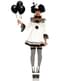 Costume elegante di Pierrot per donna