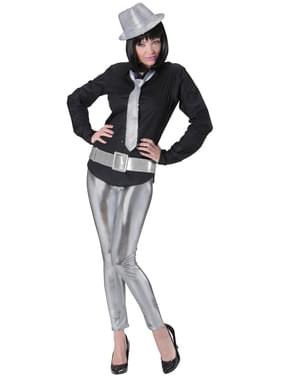 Adult's Silver Disco Belt