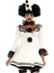 Stylish Pierrot Clown Costume for women