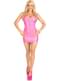 Pink Vinyl Dress for women