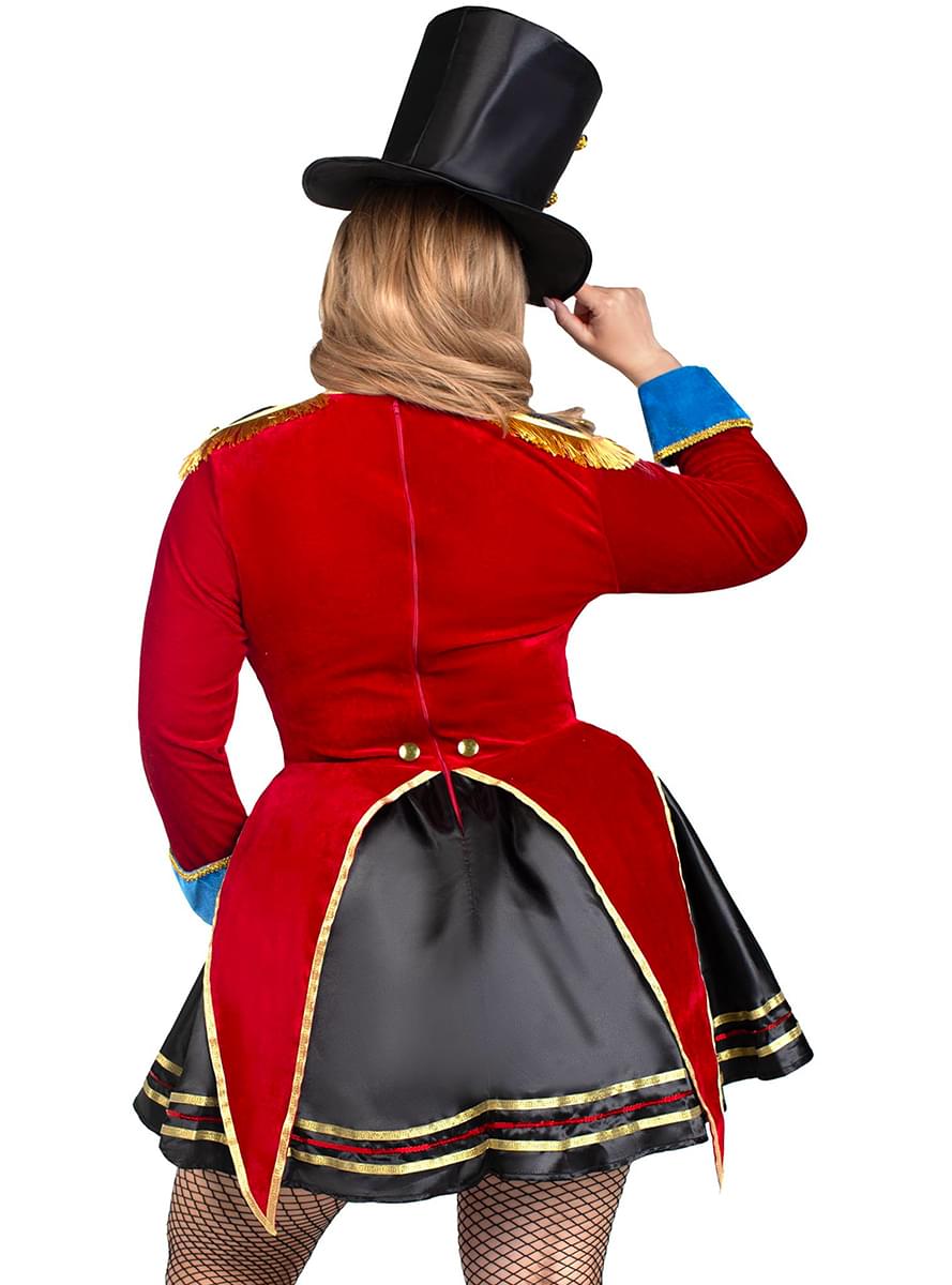 Fato de domadora sexy para mulher tamanho grande