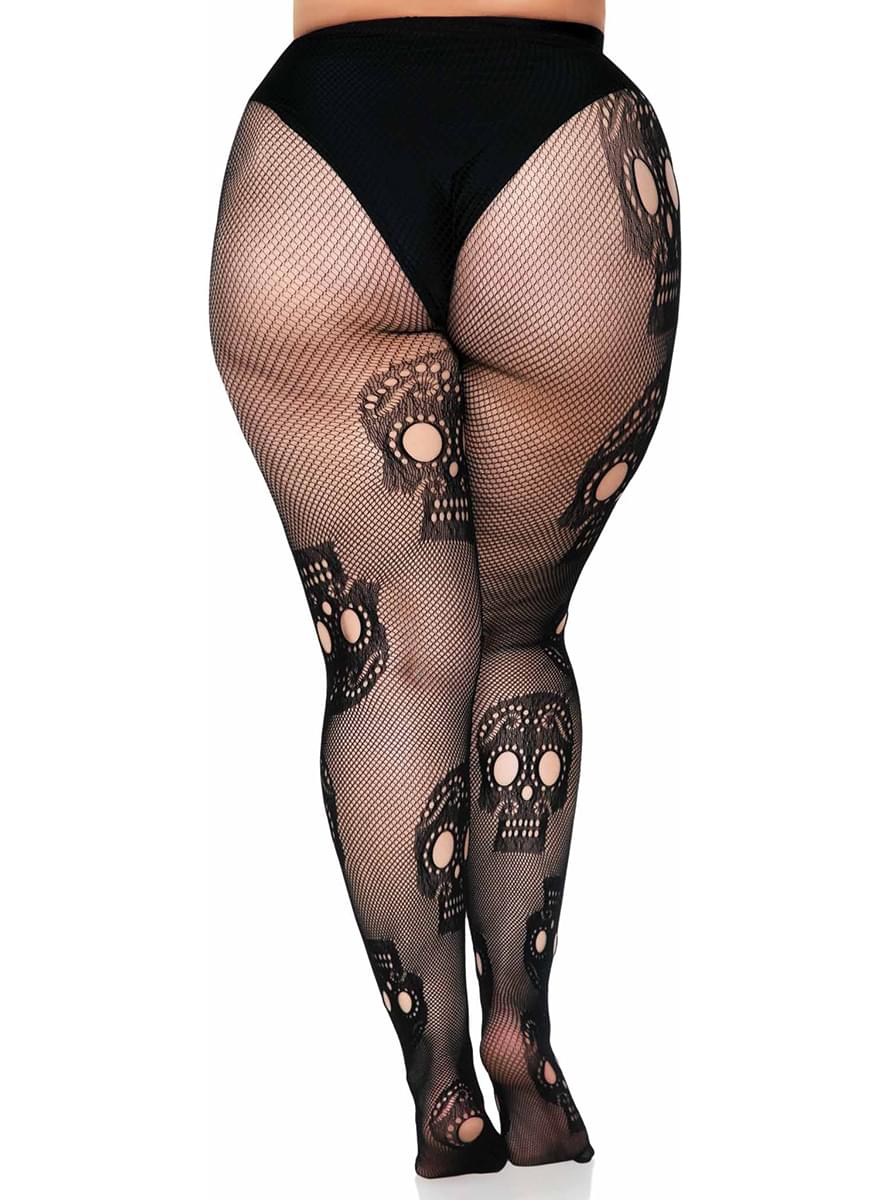 Pantys od skeleta Catrina velika veličina