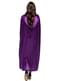 Paarse cape met capuchon voor volwassenen