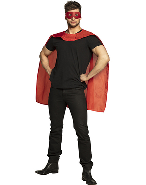 Kit de super-herói vermelho