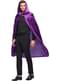 Paarse cape met capuchon voor volwassenen