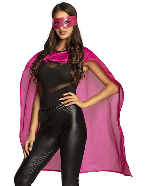 Kit de super-herói rosa