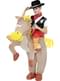 Costum de cowboy cu cal gonflabil pentru copii