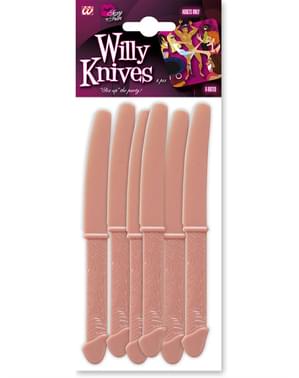 Penisformede knive