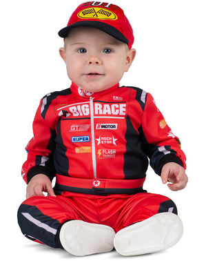 Costum de șofer de mașină de curse pentru copii