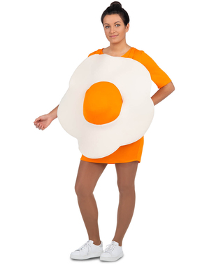 Disfraz de huevo frito para embarazada