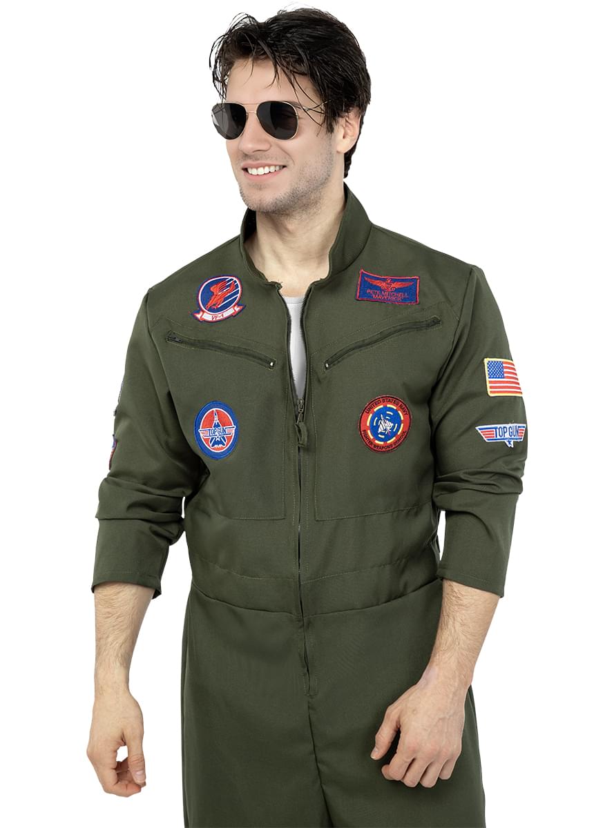 Fato de aviador de Top Gun tamanho grande