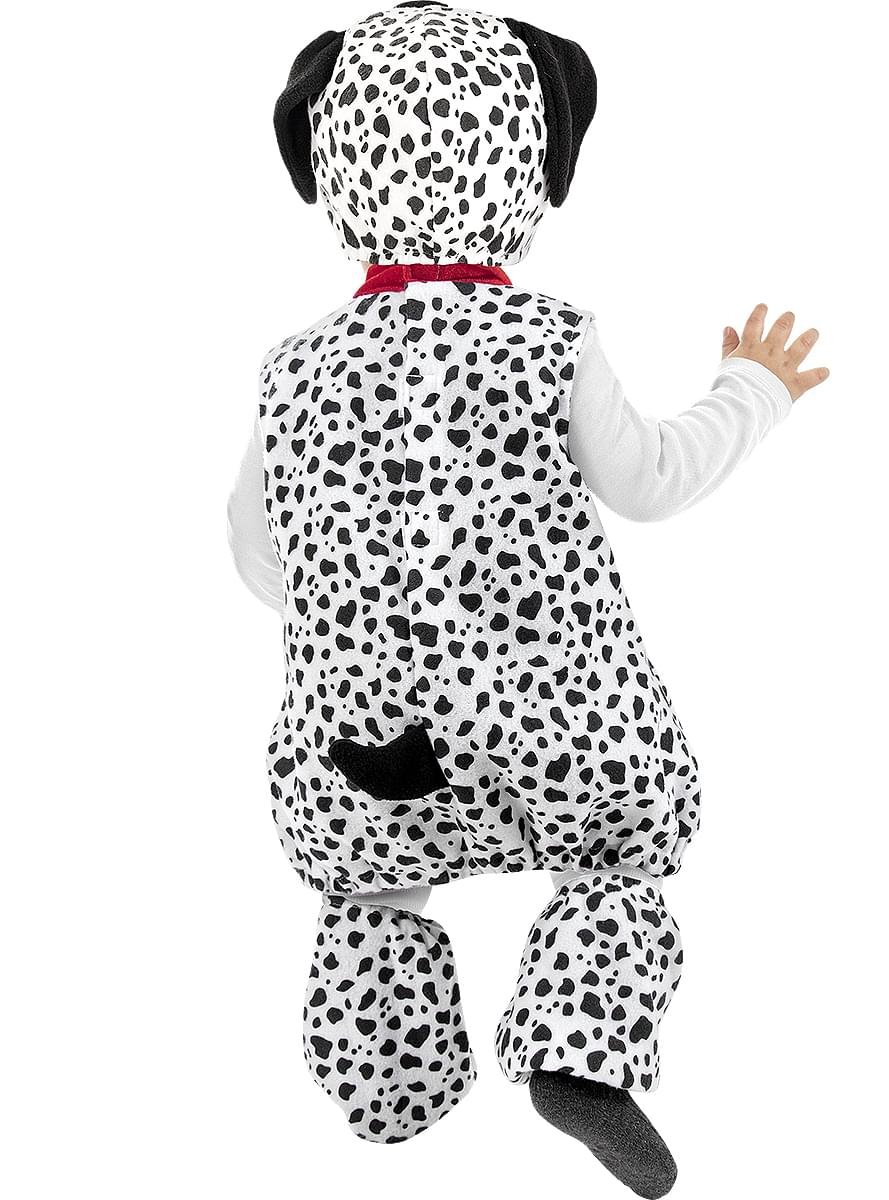 Kostüm für ein Baby als Dalmatiner-Hund