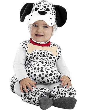 Kostüm für ein Baby als Dalmatiner-Hund