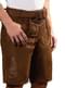 Ciemnobrązowe Szorty Lederhosen dla mężczyzn