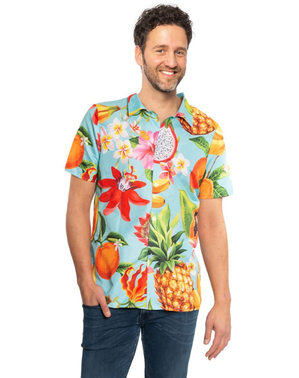 Camisa Hawaina tropical para homem