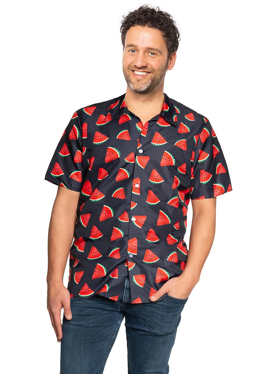 Hawaiiaanse shirt met watermeloen voor mannen