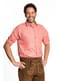 Chemise tyrolienne rouge homme
