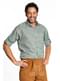 Camisa tirolesa verde para hombre