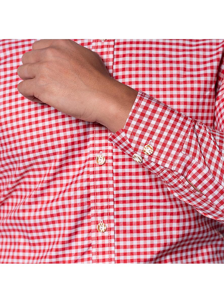 Deluxe Oktoberfest Red Shirt for men