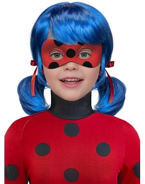 Peluca de Ladybug para niña