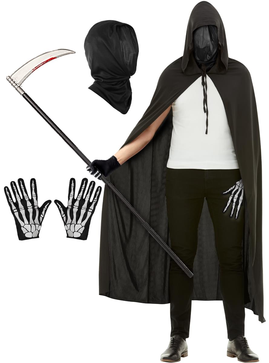 Mŕtvy kostým s doplnkami