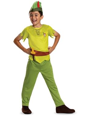 Klassisk Peter Pan kostyme for gutter