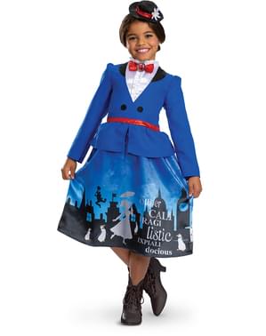 Mary Poppins Deluxe kostyme for jenter