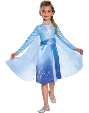 Costum clasic Elsa pentru fete - Frozen II