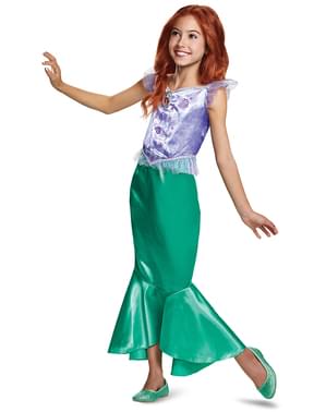 Costume classico di Ariel per bambina