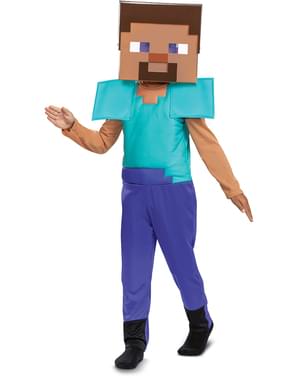 Fato de Steve para menino - Minecraft