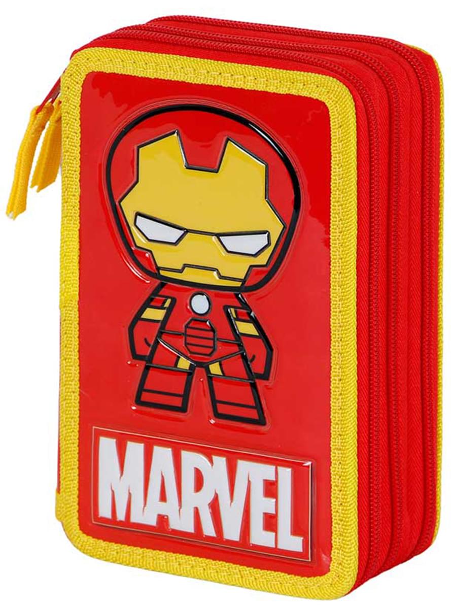 Iron Man - Marvel three-zipper case