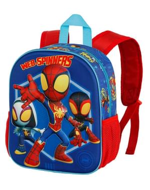 Mochila Homem-Aranha 3D - Spidey e a sua super equipa