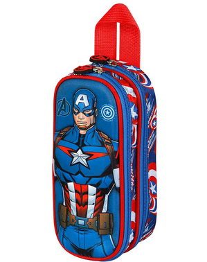 Captain America 3D Pencil Case - The Avengers