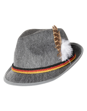 Sombrero de bávaro de Oktoberfest para adulto