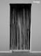 Decorative black curtain