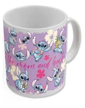 Чаша Stitch с промяна на цвят - Лило и Stitch