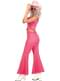 Disfraz de vaquera rosa sexy mujer