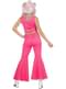 Disfraz de vaquera rosa sexy mujer