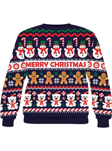 Weihnachtspullover Merry Christmas für Damen Funidelia