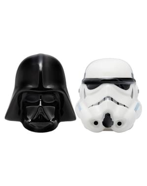 Conjunto saleiro e pimenteiro Darth Vader e Stormtrooper - Star Wars