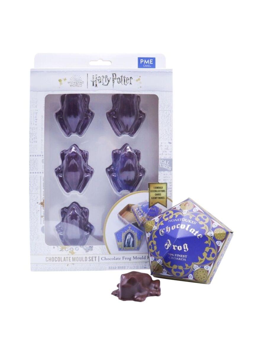 Stampo per rane di cioccolato con 6 carte - Harry Potter