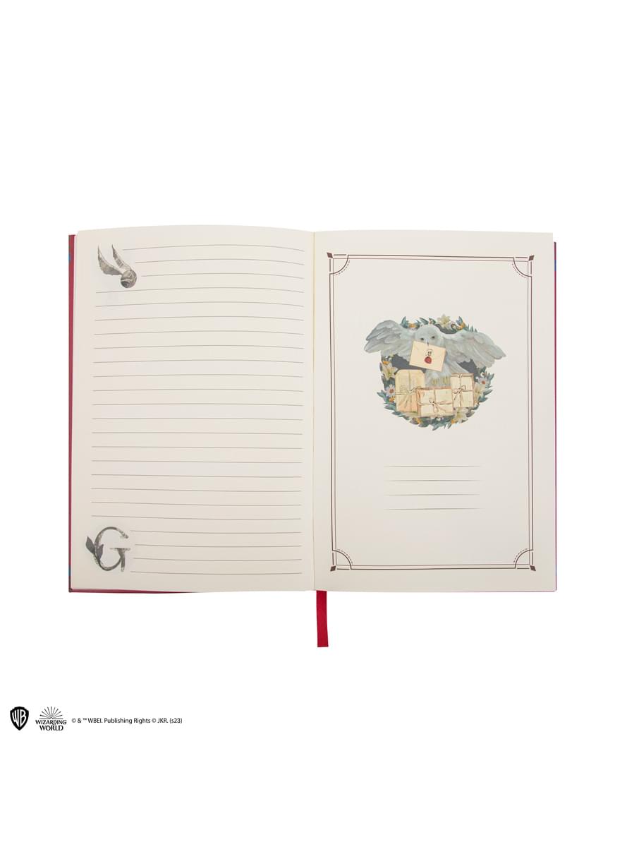 Gryffindor Deluxe notatbok med kulepenn - Harry Potter