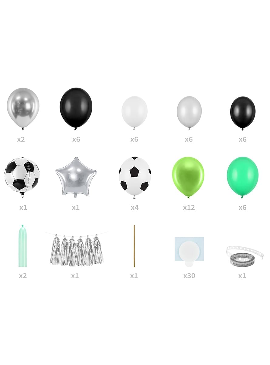 Fußball Luftballon-Girlande