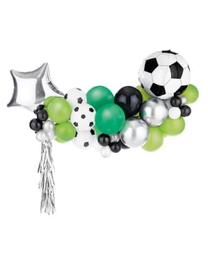 Football balloon garland